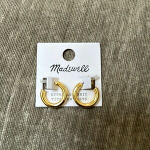 Madewell hoop earrings